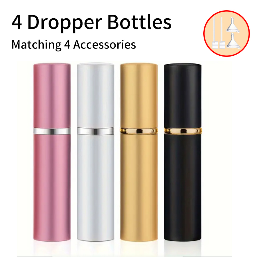 Oud Perfume Spray - 4 stücke + 4 Zubehör 5ml