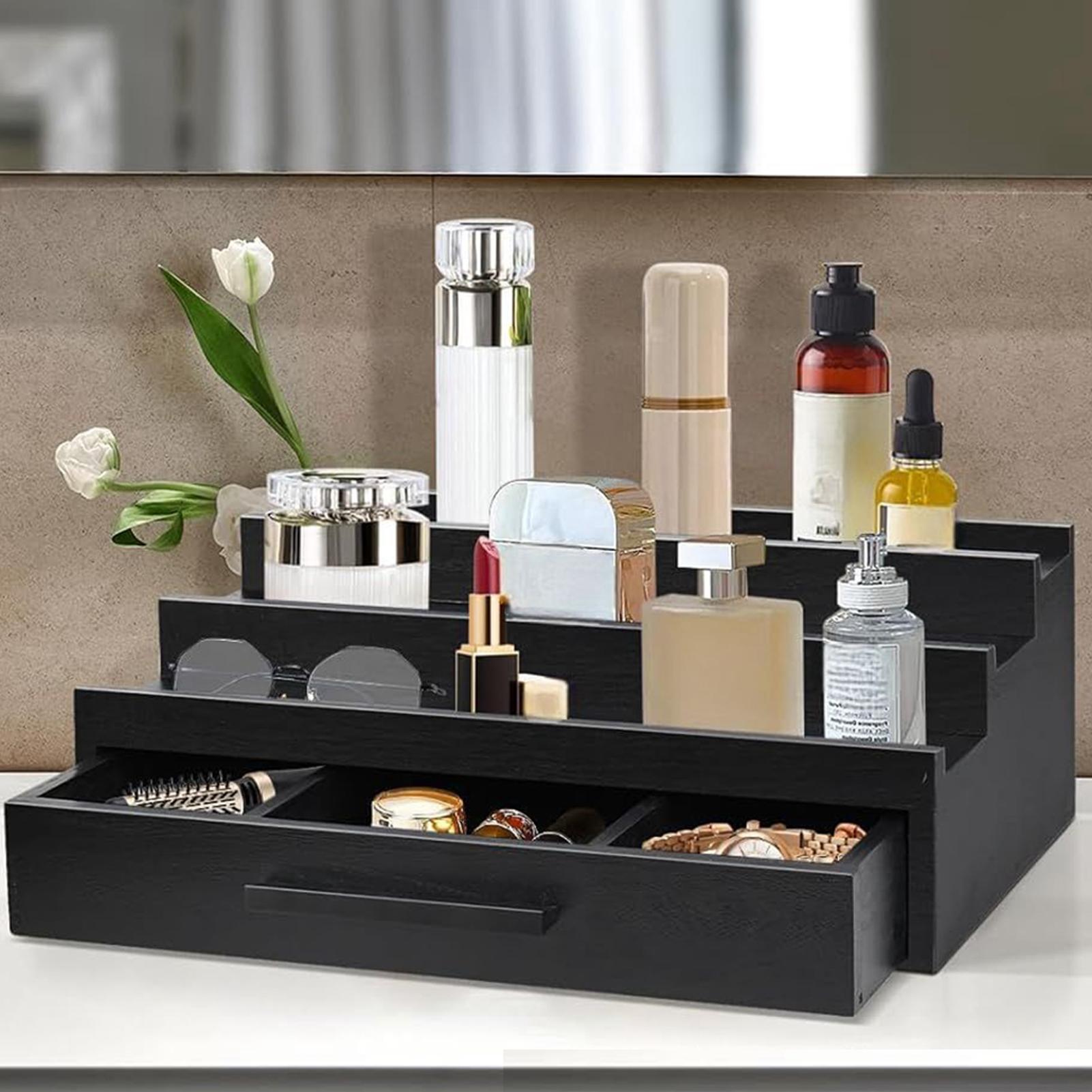 Perfume Fragrance Types For Men - Parfümständer Organizer Duftorganizer Dreischichtiges Parfümregal Schwarzer