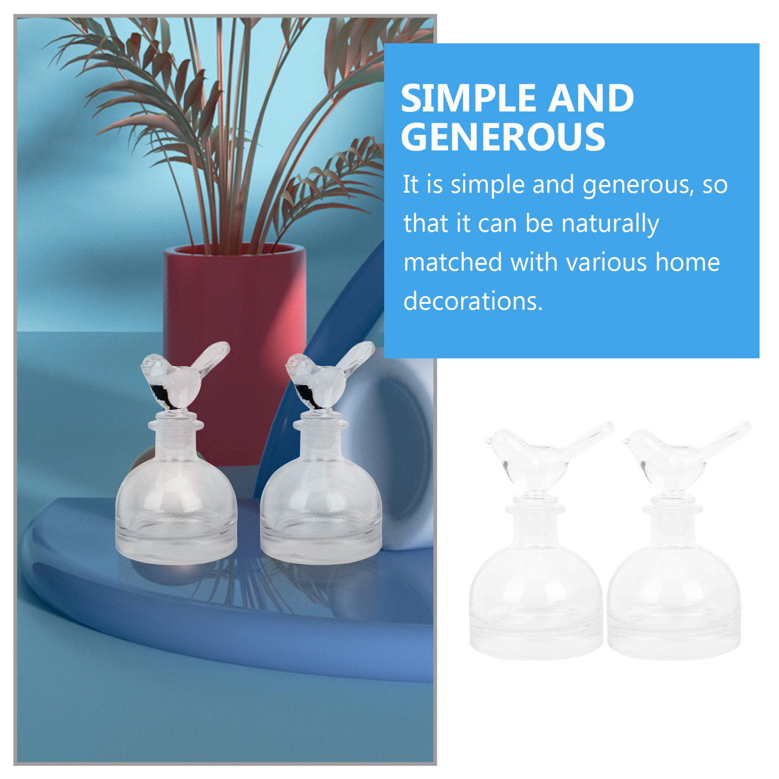 2 Stück Glas-Parfümflaschen, h – Perfume Home Fragrance Bewertung und Preis