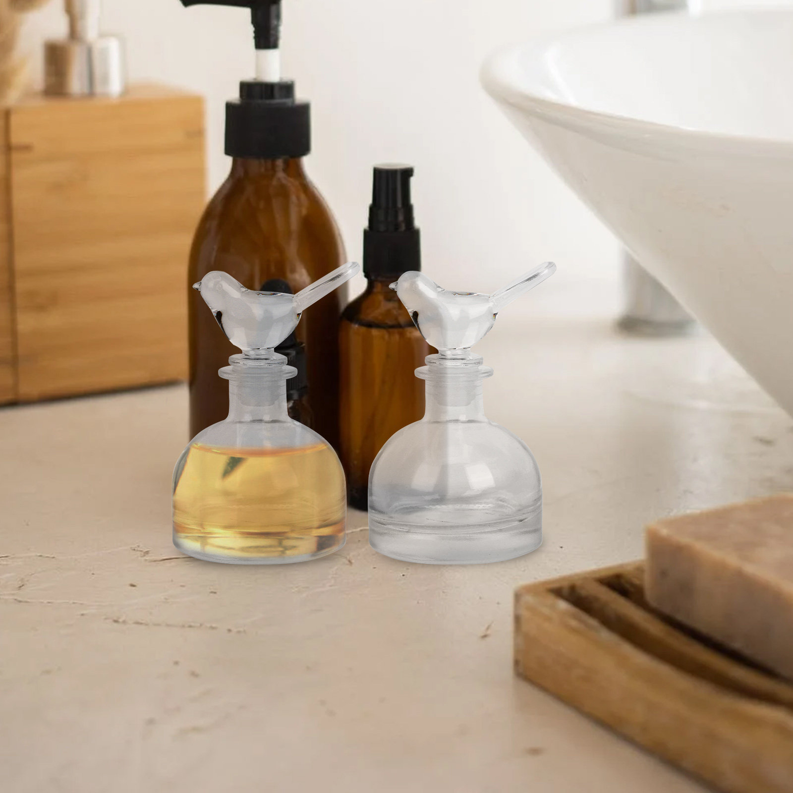 2 Stück Glas-Parfümflaschen, h – Perfume Home Fragrance Bewertung und Preis